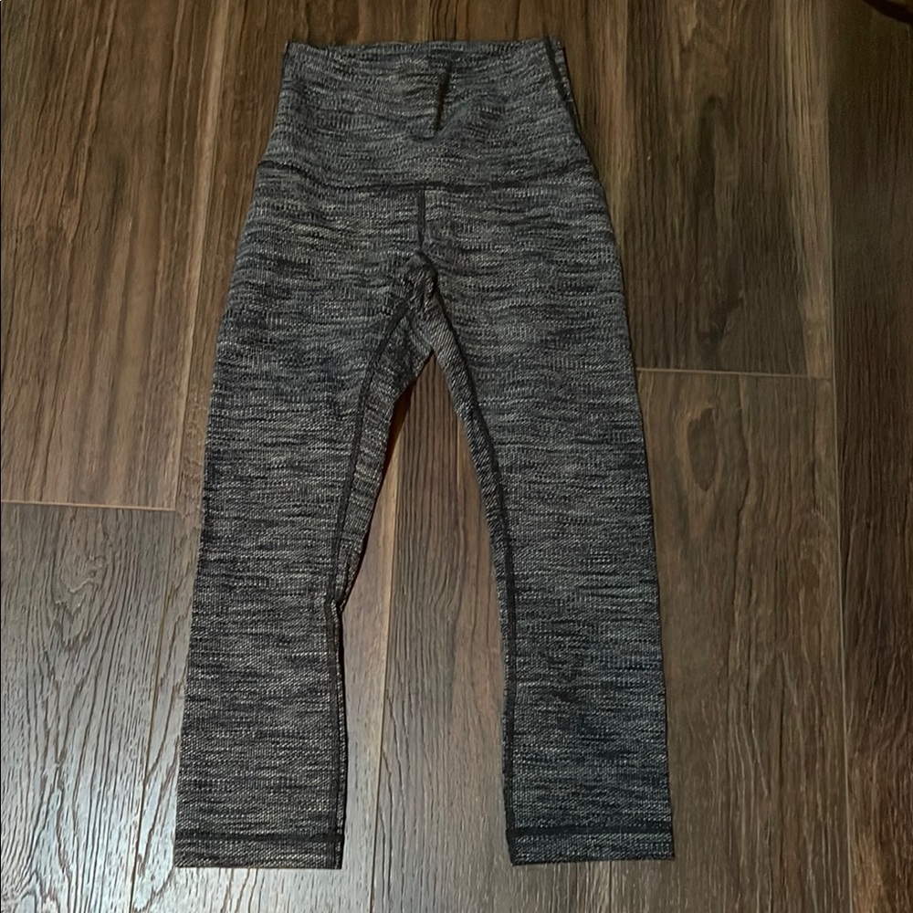 Lululemon Athletica Black and Gray Leggings